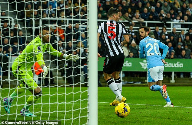 Social media erupted with praise for Bernardo Silva after the Manchester City star put his side ahead against Newcastle with a stunning finish