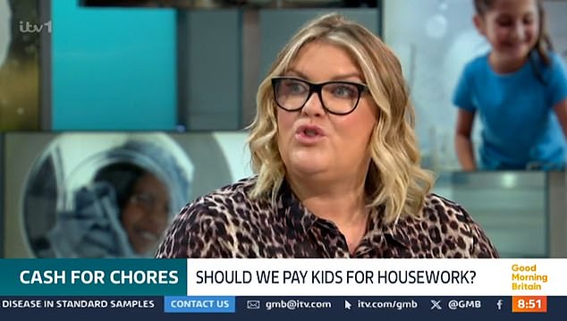 Kerry, a 40-year-old NHS manager from Essex, 40, appeared on Good Morning Britain to argue that odd jobs should have a financial incentive