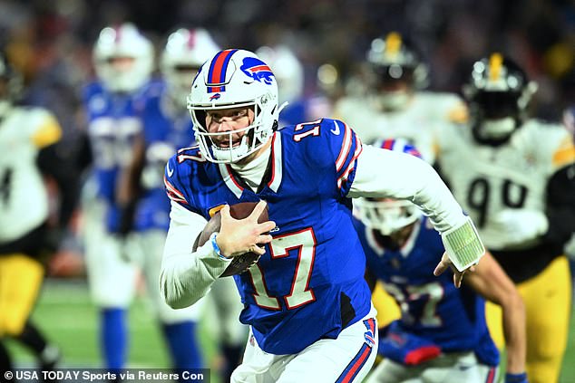 Josh Allen looked spectacular during Monday's game against the Pittsburgh Steelers