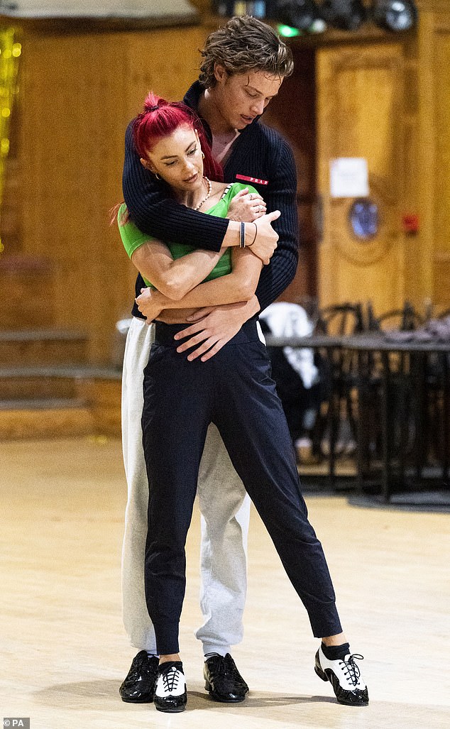 Bobby Brazier and his professional partner Dianne Buswell were close as they started rehearsals for the Strictly tour on Wednesday