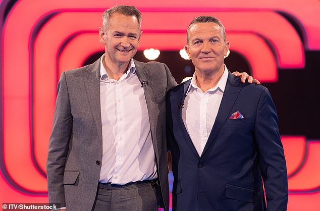 Bradley Walsh (right) made a cheeky comment at the expense of his BBC rival Alexander Armstrong (left) in a famous episode of Beat The Chasers on Friday