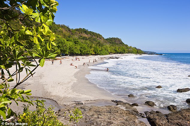 Eyewitnesses reported that the woman, 76, was enjoying a dip in the sea at Montezuma beach, Puntarenas, when a powerful wave washed over her and dragged her further from shore.