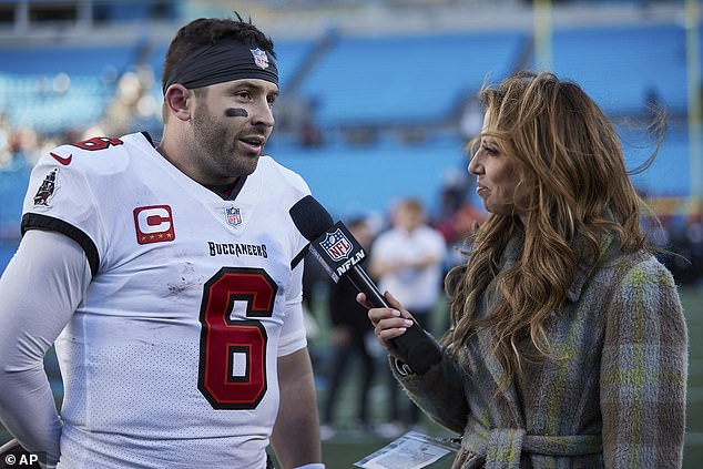 Tampa Bay Buccaneers quarterback Baker Mayfield has been listed as 'questionable'