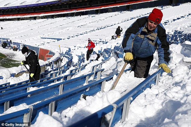 The Buffalo Bills have once again made a plea for volunteers to shovel snow in their stadium