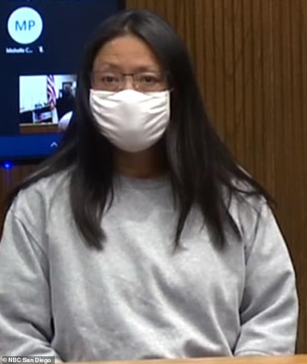 Leticia McCormack is pictured in San Diego County Court accused of murder