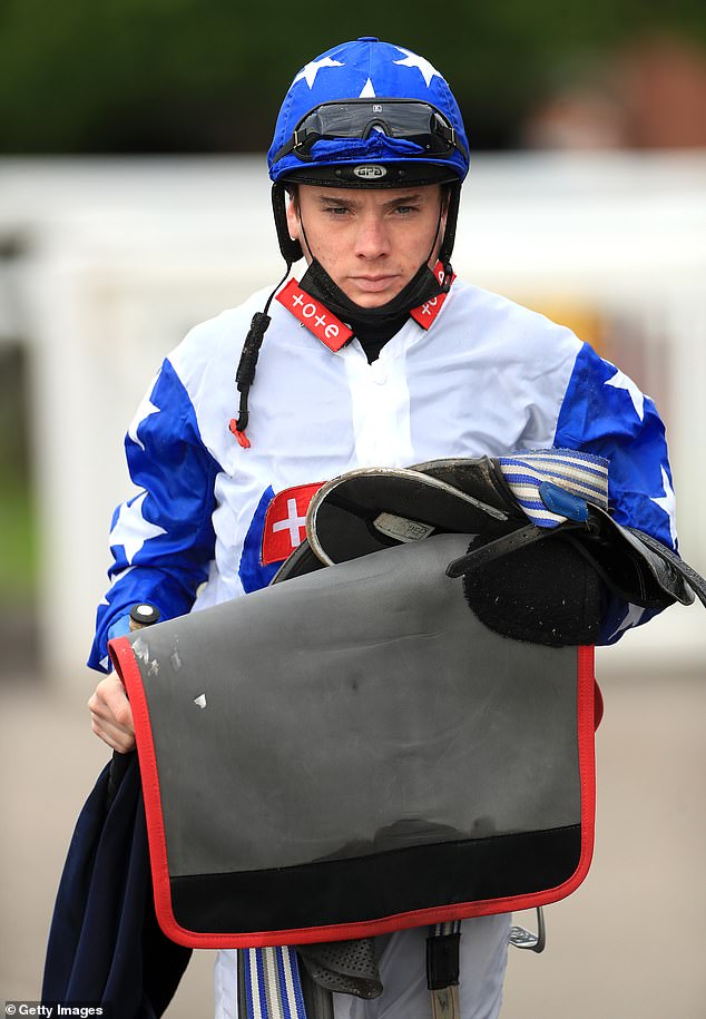 Jockey Callum Shepherd didn't enjoy being in Wolverhampton on Sunday evening