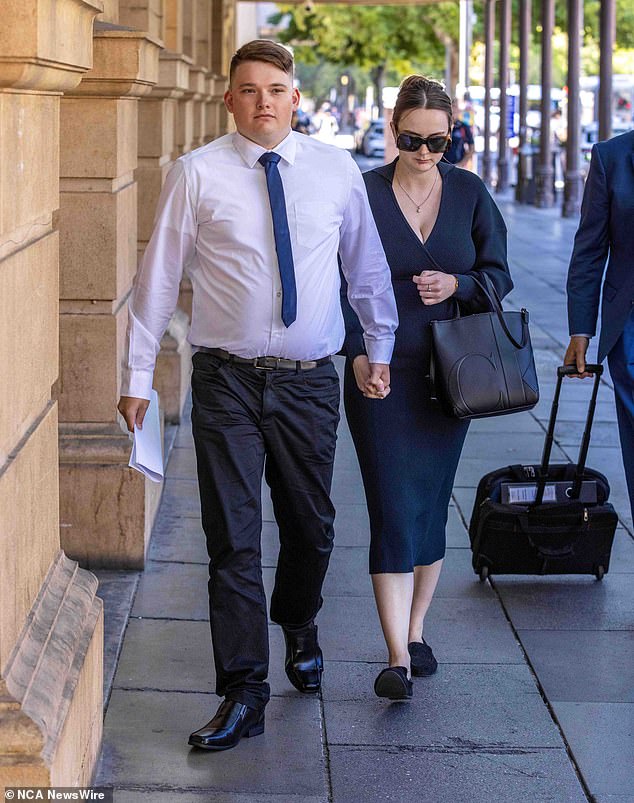 The court heard that the home's communal bookshelf contained a number of radical books, including dictator Adolf Hitler's Mein Kampf, and had a large Nazi flag hanging (photo by Cameron Brodie-Hall).