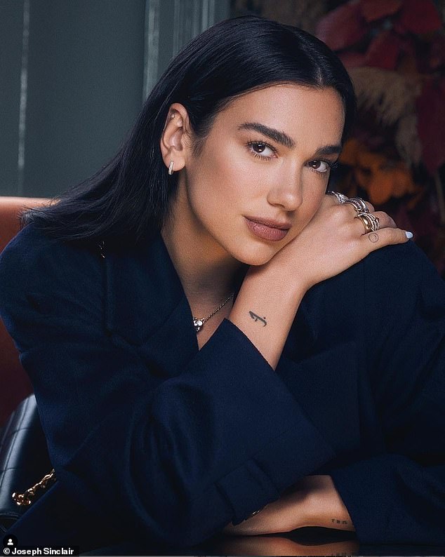 Pop star Dua Lipa poses for Sinclair in Disney+ documentary