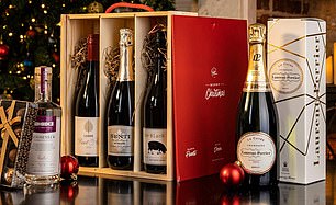 Festive drink: Virgin Wines reported total sales rose 2% to £34.3 million in the six months to December 29