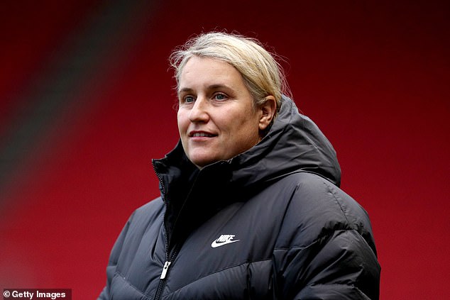 Emma Hayes branded England a 'more sexist society' than the US when asked about the recent controversy surrounding women in football