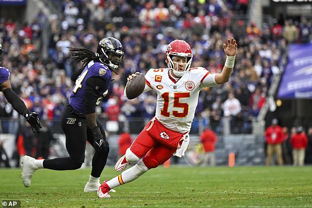 Patrick Mahomes and the Chiefs defeated the Ravens on Sunday in front of a huge TV audience