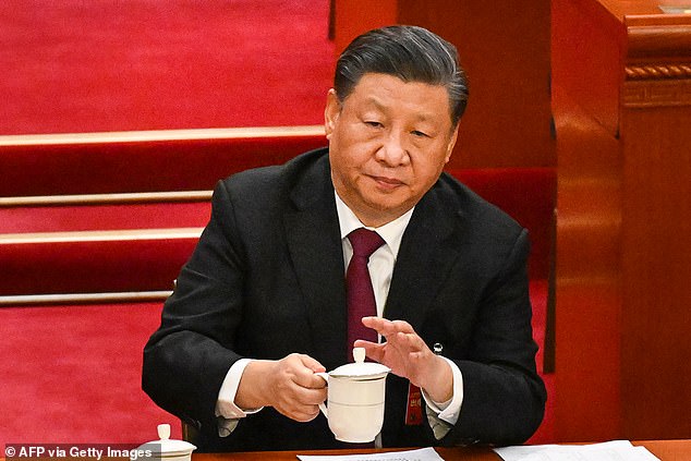 China is cracking down on perceived threats to its national security and has exposed several cases of espionage the country has picked up in recent years.  Pictured: President Xi Jinping