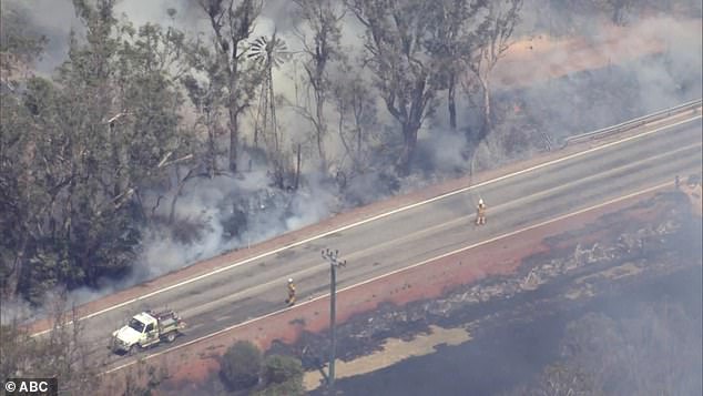 A major bushfire is affecting the WA community of Chittering, northeast of Perth