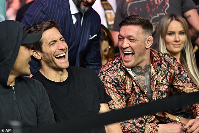 Gyllenhaal and McGregor promoted the film while filming at UFC 285 in March