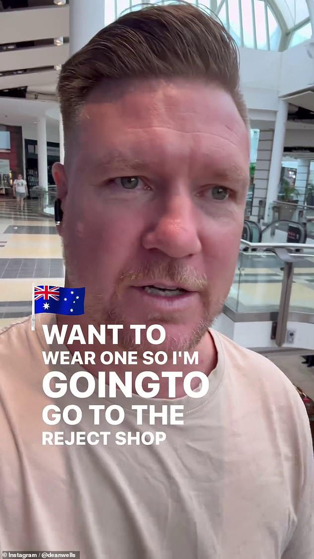 Dean Wells has sparked a fiery debate after criticizing supermarket giant Woolworths for their decision not to sell Australia Day merchandise