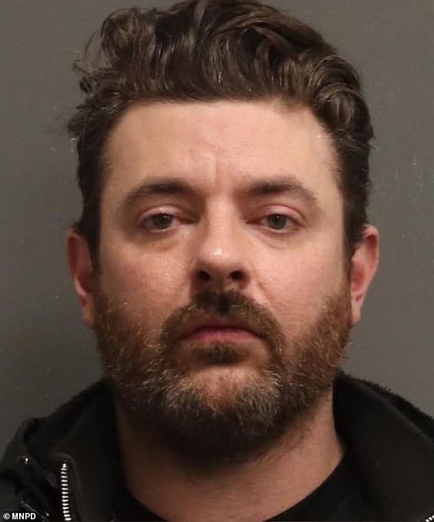 Country music star Chris Young was arrested at a Nashville bar after confronting an alcohol enforcement officer and 'punching' an officer, police say