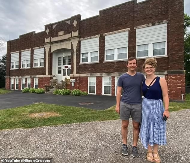 Stacie Grissom and Sean Wilson, of Franklin, Indiana, bought the 9,000-square-foot property two years ago — and quickly got to work