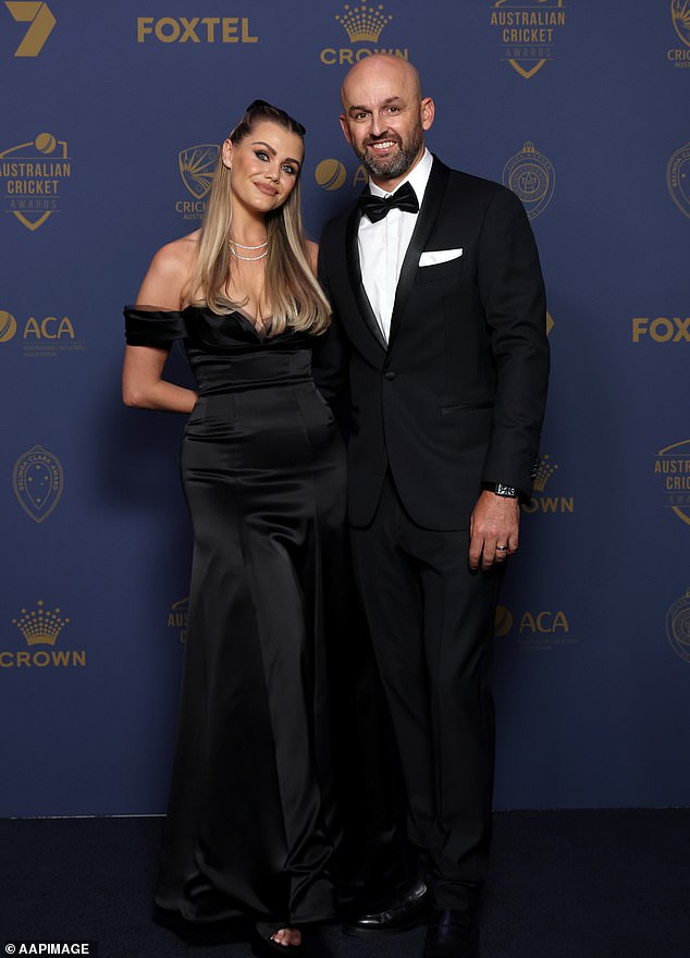 Emma Lyons turned heads at the 2024 Australian Cricket Awards at Crown Casino in Melbourne on Wednesday evening