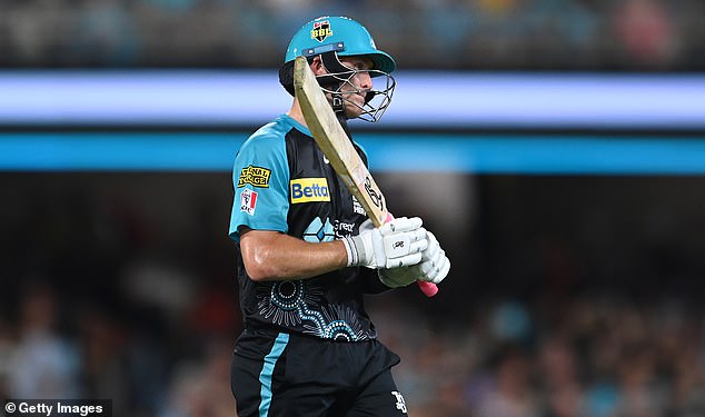 Labuschagne, 29, was on the verge of facing the Brisbane Heat at the Gabba when he made a schoolboy mistake in retaining the strike