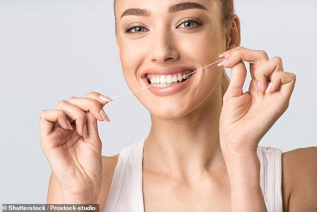 Regular brushing and flossing reduces the chance of developing gingivitis, an inflammation of the gums caused by a buildup of plaque between your teeth