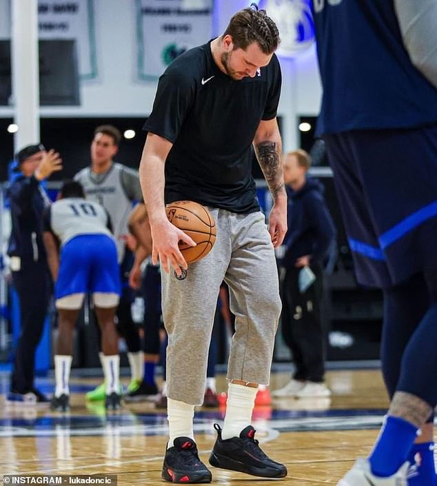 Luka Doncic rocked a new hairstyle just hours before the Dallas Mavs played the Boston Celtics