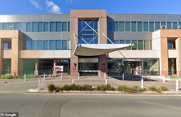 Mr Shepherd was rushed to Adelaide's Ashford Hospital (pictured) where he was diagnosed with post-vaccine pericarditis