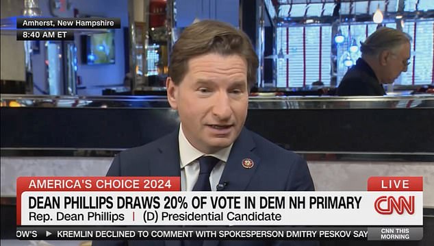 Democratic Rep. Dean Phillips said on CNN Wednesday morning that Democrats are 