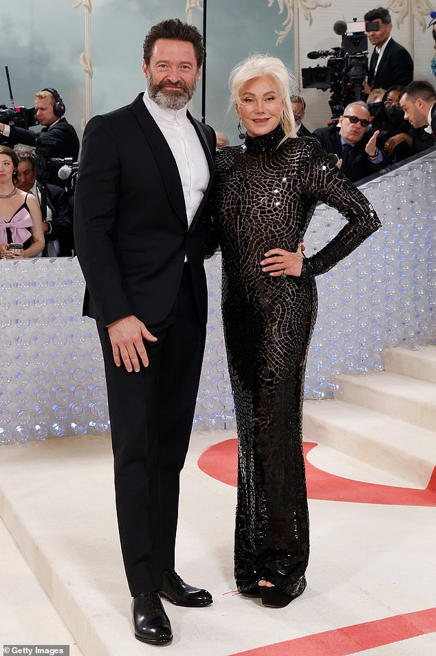 The Australian actress, 68, and the Greatest Showman star, 55, confirmed in September that they were splitting after 27 years of marriage.  Pictured at the Met Gala in May 2023