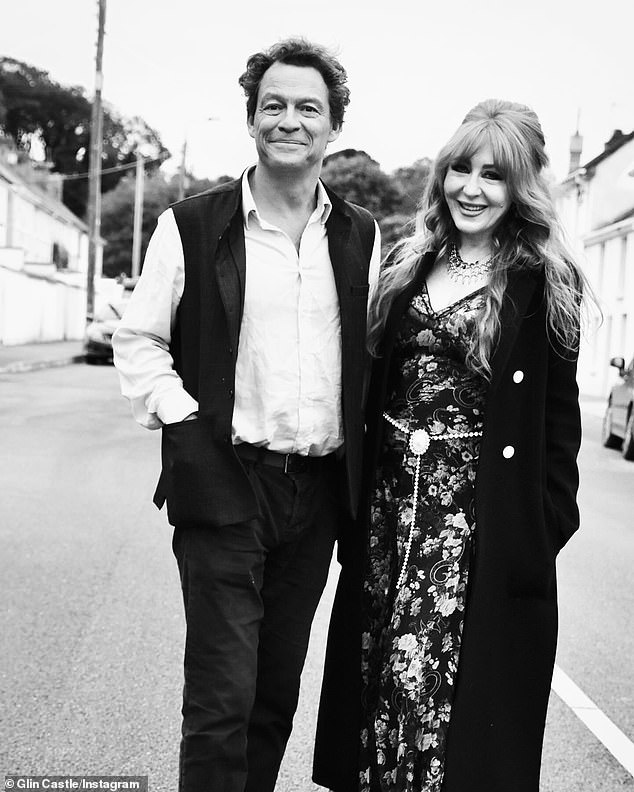 Dominic West and Charlotte Tilbury appeared in good spirits as they partied together in Ireland at his wife Catherine Fitzgerald's childhood home, Glin Castle.