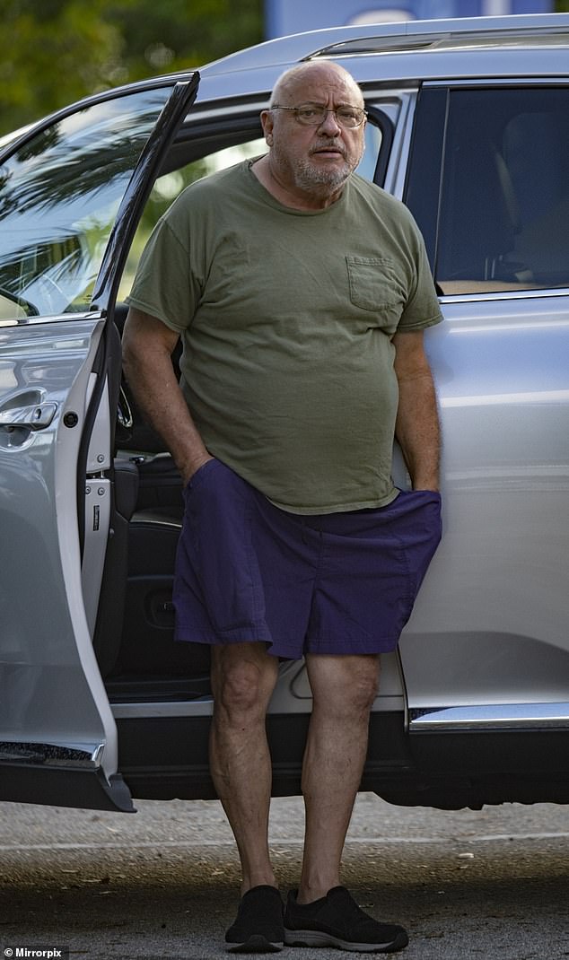 Juan Alessi is pictured near his home in Florida.  He worked as a housekeeper for Epstein from 1990 to 2002