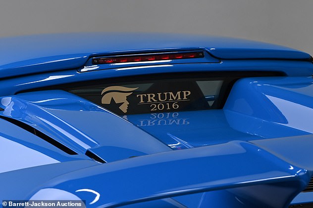 Trump made special requests when he ordered his Lambo, including a plaque on the inside of the car door with the inscription 