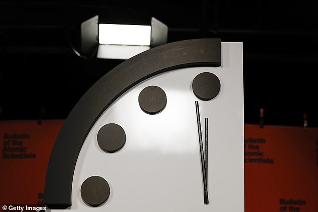 Scientists updated the Doomsday Clock Scientists on Tuesday, revealing they are keeping it 90 seconds to midnight - the same as in 2023