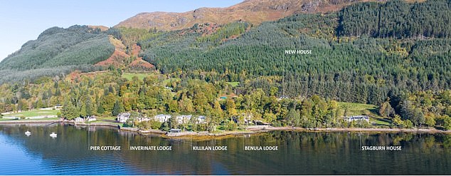 The Sheikh's Inverinate estate at Wester Ross in the Scottish Highlands already has a number of houses and lodges