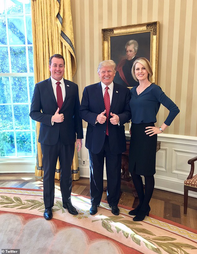 Jeff DeWit and his wife Marina with President Donald Trump.  DeWit was elected chairman of the Republican Party of Arizona last year.  Shortly afterwards, he urged Kari Lake to step back from politics for two years.  “There are very powerful people who want to keep you out,” he told you