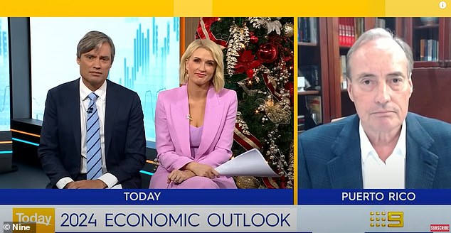 American economic forecaster Harry Dent (photo right) has gloomy predictions for the coming year