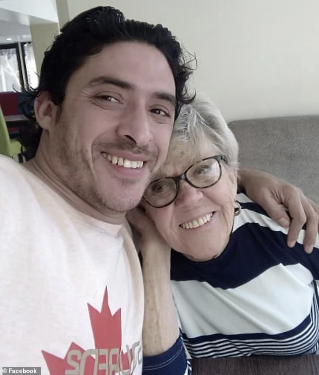 Iris Jones, 83, and Mohamed Ibriham, 37, pictured at the pensioner's home in Weston-super-Mare before their divorce last month