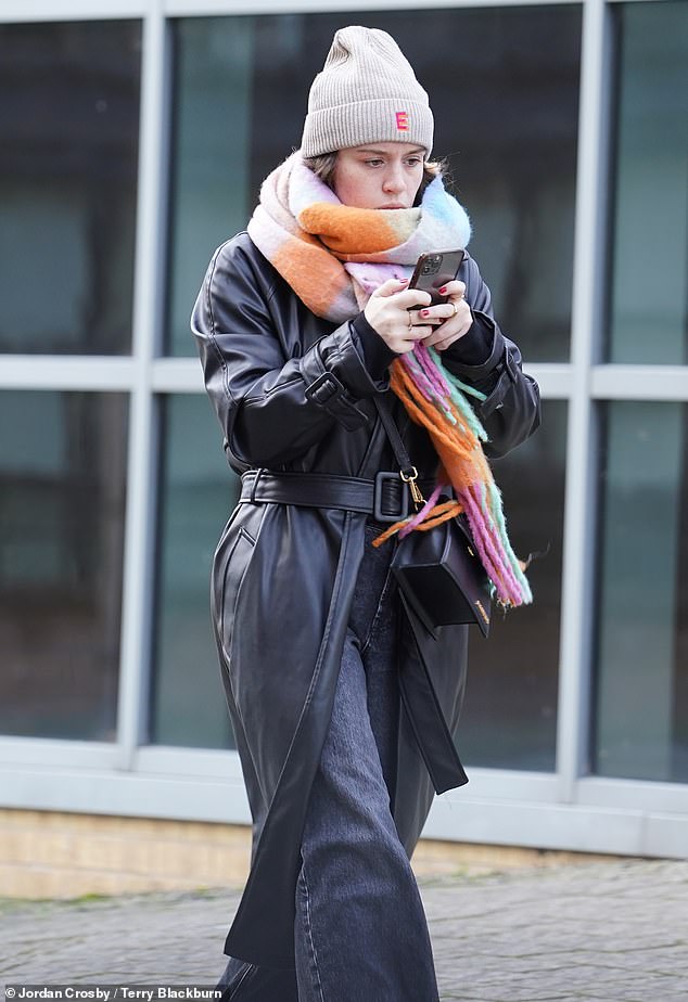 Strictly Come Dancing winner Ellie Leach ventured into stormy Newcastle on Wednesday as her new romance with Bobby Brazier was revealed