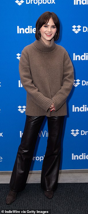 Emilia Jones (pictured) and Kathryn Newton stopped by the IndieWire Sundance Studio in Park City, Utah, on Sunday as part of the Sundance Film Festival