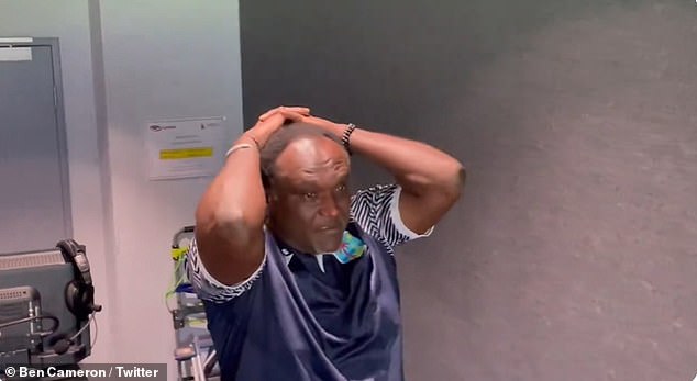 Carl Hooper broke down in tears after West Indies' historic victory