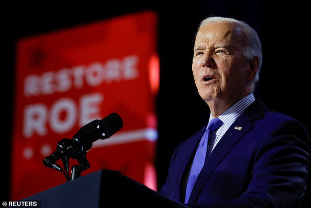 President Joe Biden fired the starting gun in the general election race on Tuesday evening, shortly after former President Donald Trump won two of two in the first nominated states.