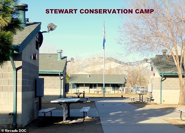 The former NFL player was transferred Tuesday to the Stewart Conservation Camp in Carson City, a minimum-security facility in Northern Nevada, to serve the remainder of his 3- to 10-year prison sentence for his fatal DUI crash.