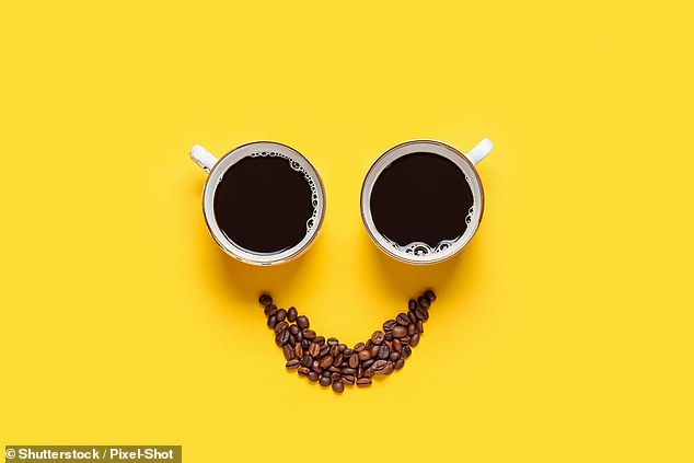 The official recommendation is that adults consume no more than 400 milligrams of caffeine per day, which is equivalent to about four cups of coffee, according to the FDA.