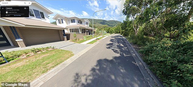 Yolanda Street, Albion Park, where the teenager was found unconscious and pulled from his backyard pool by a relative