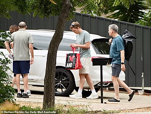 The family of accused Olympic champion Rohan Dennis has gathered for a private meeting following the death of the cyclist's wife and his criminal charges