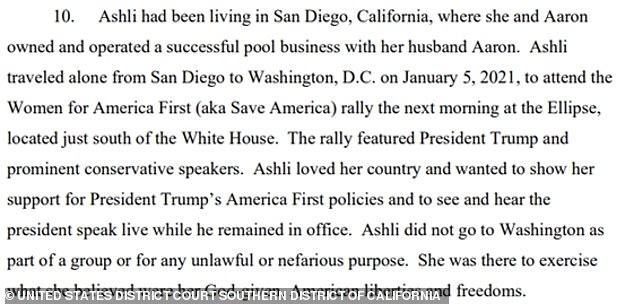 Family of pro Trump rioter Ashli ​​Babbitt is suing the US