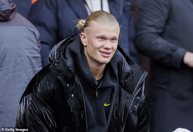 Erling Haaland celebrated Man City's victory over Newcastle on Saturday afternoon in the most Erling Haaland way possible