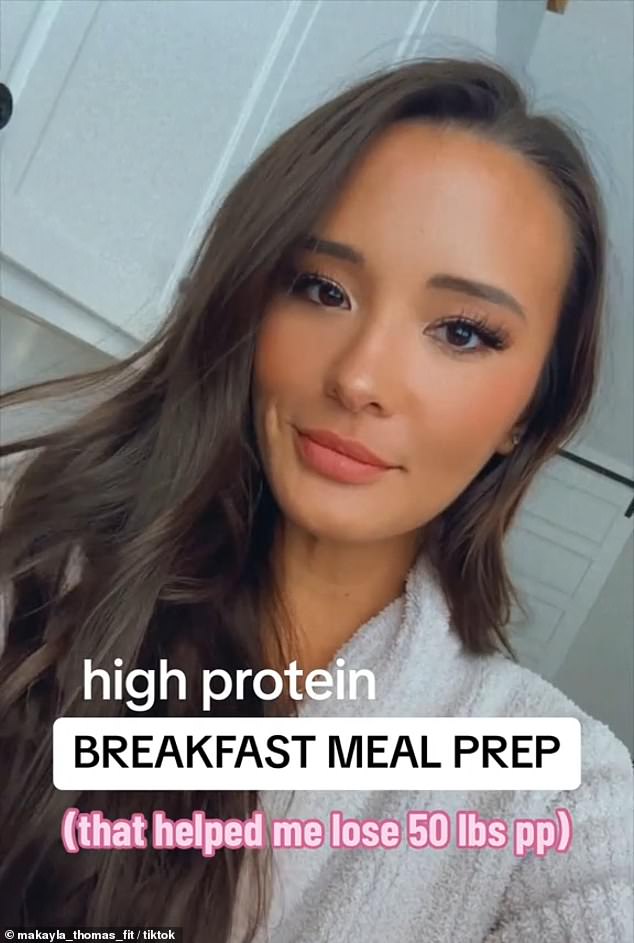 MaKayla Thomas, a personal trainer and nutrition specialist, has over 1.7 million followers on TikTok, where she shares her workouts and her favorite protein-rich meals