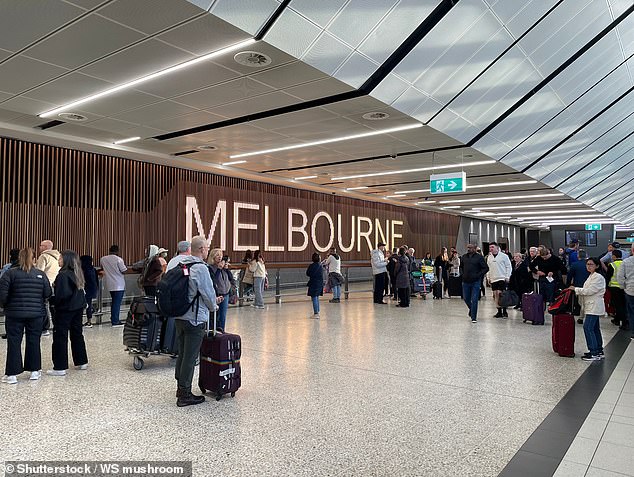 The flight was preparing to fly from the Gold Coast to Melbourne Airport (photo)