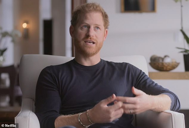 The Duke of Sussex hit out at the royal family in his Netflix documentary in December 2022