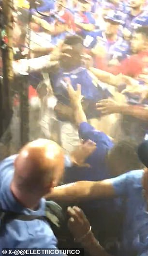 Yasiel Puig gets into a fight